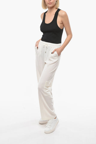 Cashmere Pants with Elastic Waistband