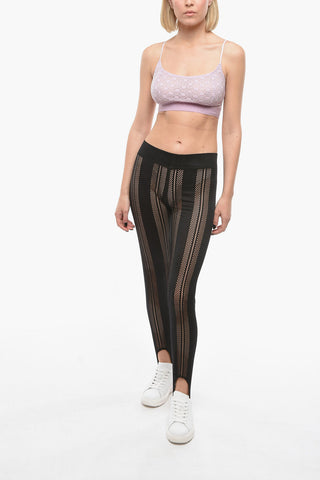 Top Bralette in Pizzo Floreale Trasparente