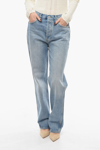Jeans a Vita Alta 60S FADE in Lavaggio Chiaro