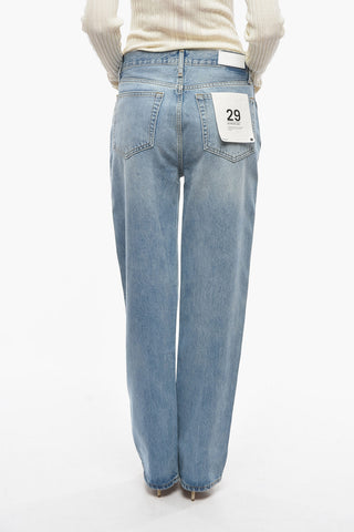 Jeans a Vita Alta 60S FADE in Lavaggio Chiaro
