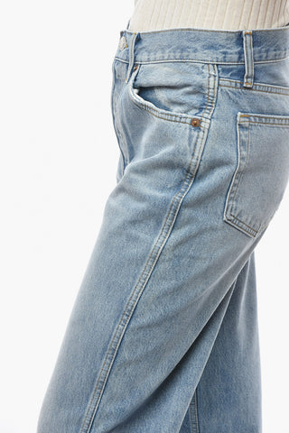 Jeans a Vita Alta 60S FADE in Lavaggio Chiaro