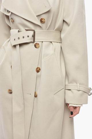 COLLECTION Double Breasted Coat with Belt