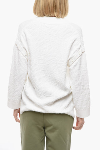 Snap Button Knitted Cardigan with Removable Sleeves