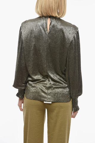 ETOILE Turtleneck NOSHI Lamé Shirt