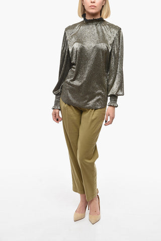 ETOILE Turtleneck NOSHI Lamé Shirt