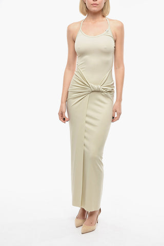 Knotted Detail SWIRL Wrap Dress