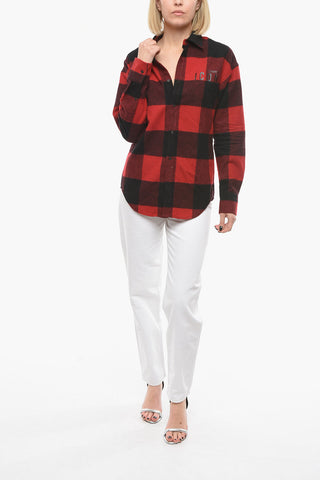 ICON Plaid Check Wool Flannel Shirt