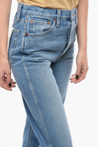 Jeans a Vita Alta STONED AZUL in Lavaggio Medio