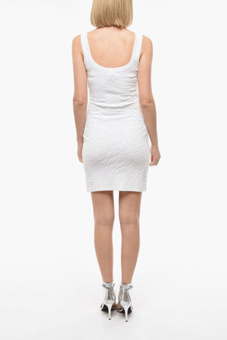 Minidress in Maglia Jacquard Motivo Monogram