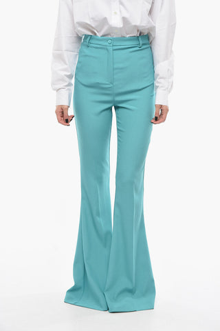 Solid Color Bootcut Pants