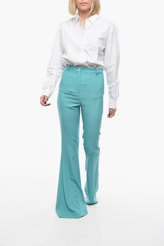 Solid Color Bootcut Pants