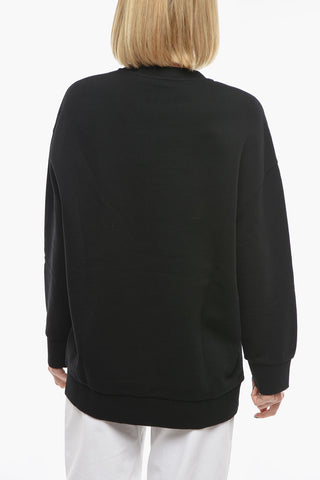 Crew Neck RAVE Fleece Cotton Sweatshirt