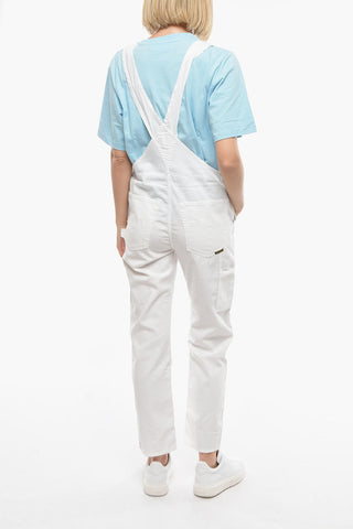 Denim WASHINGTON Jumpsuit With Logoed and Golden Buttons