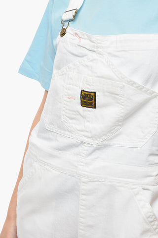 Denim WASHINGTON Jumpsuit With Logoed and Golden Buttons
