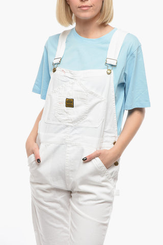 Denim WASHINGTON Jumpsuit With Logoed and Golden Buttons