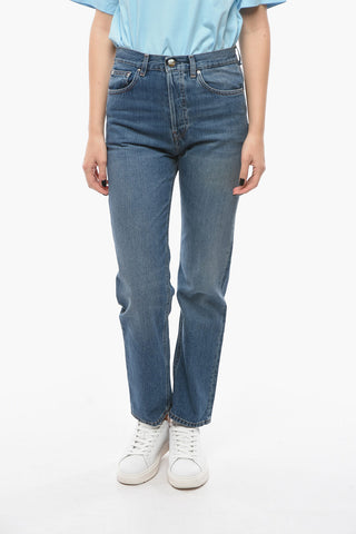 Loose Fit Jeans with Visible Stiching 17cm