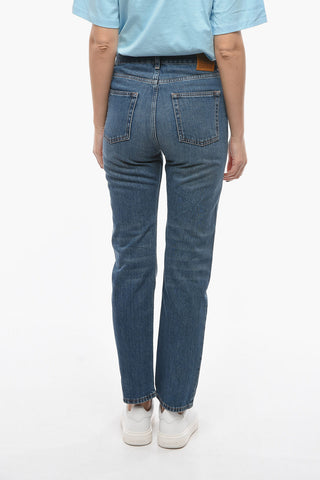 Loose Fit Jeans with Visible Stiching 17cm