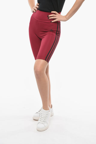 Biker Shorts with Contrasting Side Bads