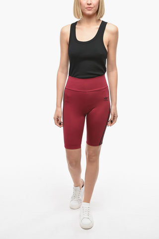Shorts da Ciclista con Bande Laterali a Contrasto