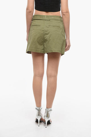 MICHAEL Cotton Shorts with Belt