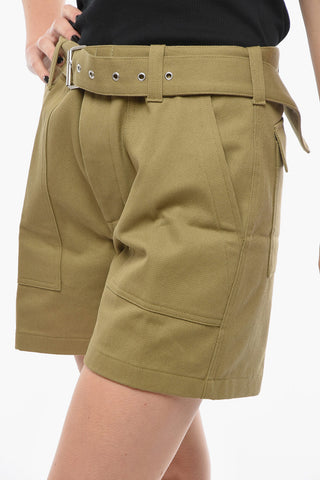 Shorts JAISS with Maxi Patch Pockets and Belt
