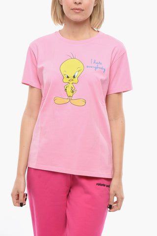 LOONEY TUNES LIMITED EDITION T-Shirt Girocollo con Stampa Titti