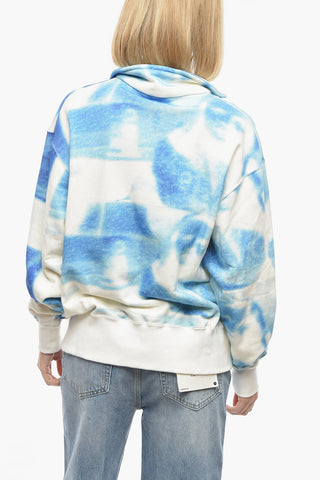 Tie Dye Effect CYANOTYPES SKIPPER Sweatshirt