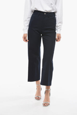 Mid-Waist 4 Pockets CONCORDE Pants with Silver Buttons