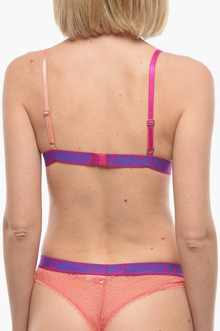 Reggiseno a Triangolo in Pizzo con Banda Logata