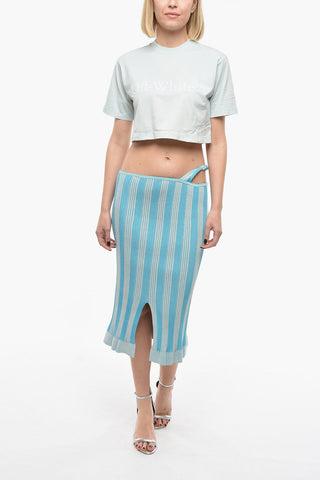 Ribbed GELATO Midi Skirt