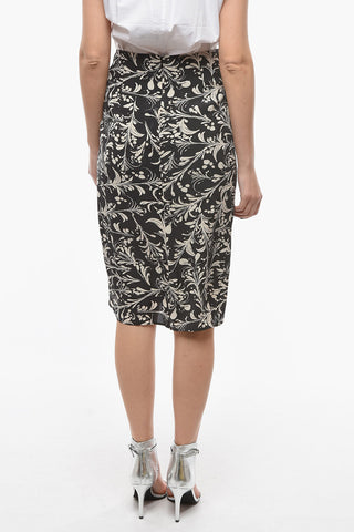 ETOILE Draped COLETTE Floral Printed Skirt
