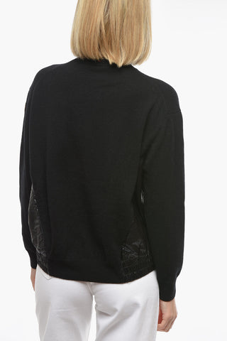APRÈS-SKI Pullover in Cahsmere con Inserti in Nylon