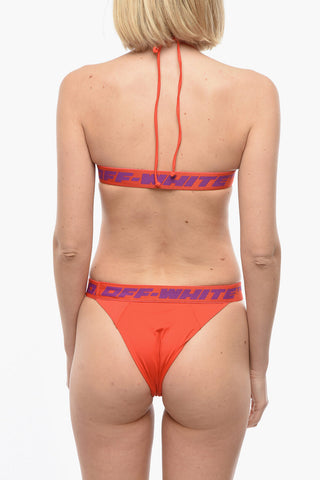 Bikini with Logoed Bands