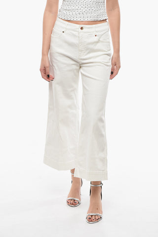 High Waist Light Wash Wide Jeans 26cm