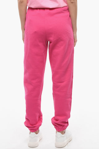 BIRGER CHRISTENSEN Fleeced Cotton MIMI Joggers with Embroidered Logo