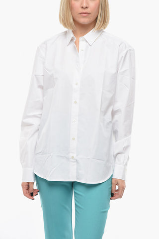 Solid Color Cotton Shirt
