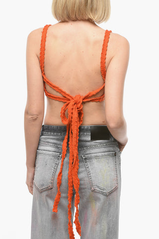 Crochet Cotton CARIBBEAN VIBES Crop Top