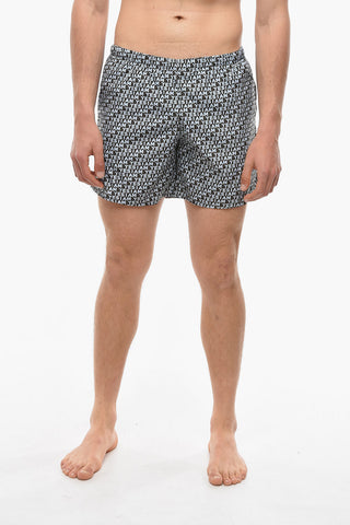 All-Over Logo Printed Swim Shorts
