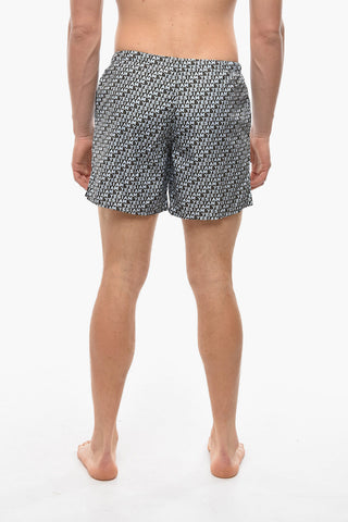 All-Over Logo Printed Swim Shorts