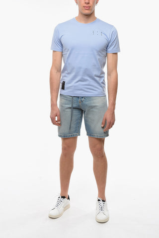 MCQ N.0 Printed Logo BLOCKCHAIN Crew Neck T-Shirt