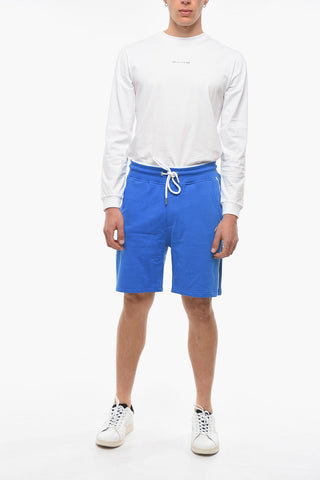 Shorts VICTORIA in Cotone Garzato con Tasche a Filo