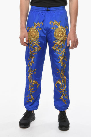 JEANS COUTURE Nylon Joggers with BAROCCO Print