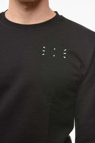 MCQ N.0 Brushed Cotton BLOCKCHAIN Crew Neck Sweatshirt