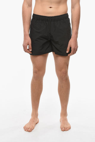 Shorts in Misto Nylon con Elastico in Vita