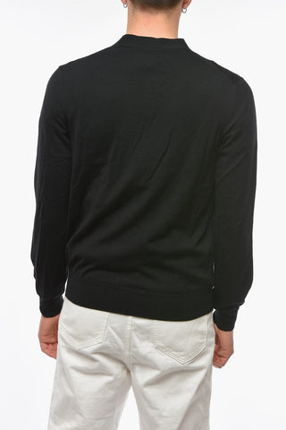 Lurex Embroidery THINKING SKULL Wooll Cardigan