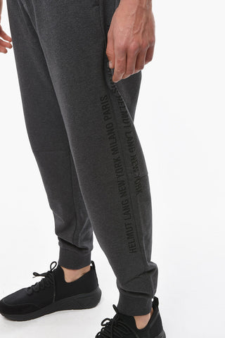 Printed BOX LOGO Brushed Cotton Sweatpants