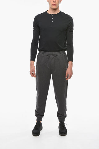 Printed BOX LOGO Brushed Cotton Sweatpants