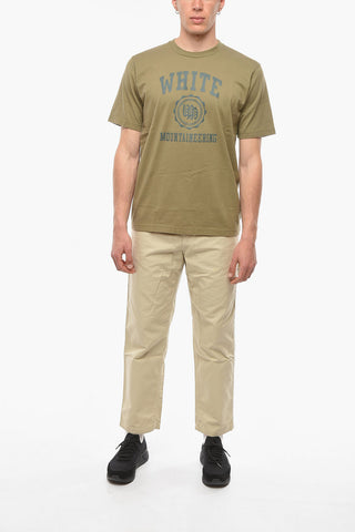 T-Shirt Girocollo EMBLEM in Cotone con Stampa