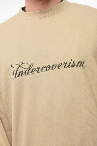 UNDERCOVERISM Felpa Girocollo in Jersey con Stampa Logo