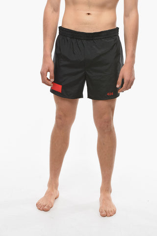 shorts con Dettagli a Contratso